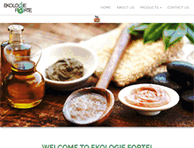 Tablet Screenshot of eko-logie.com